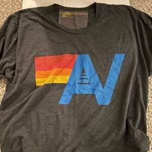 Aviator Nation Gray Graphic T-Shirt for Women